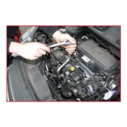 KS Tools 1/2' Ölfilterschlüssel für Doppelnockenwellen Dieselmotoren, 27 mm