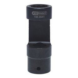 KS Tools Stoßdämpfer-Außenzwölfkant-Gegenhalter-Stecknuss, 21mm