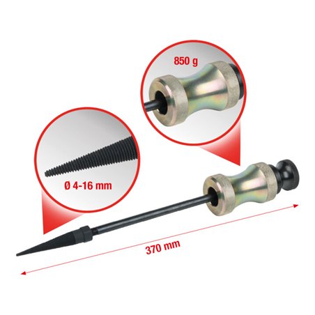 KS Tools Injektor-Dichtring-Auszieher mit Schlaggewicht