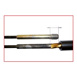 KS Tools Universal Glühkerzen-Ausbohrsatz M8 x 1, 8-teilig