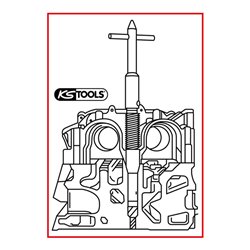 KS Tools Injektoren-Sitz-Reinigungswerkzeug, BMW M47TU, M57 und M57TU