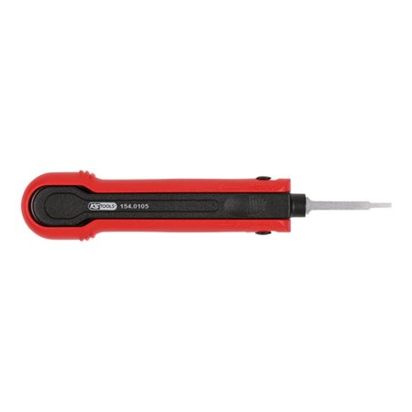 KS Tools Entriegelungswerkzeug für Flachstecker/Flachsteckhülsen 1,2 mm (AMP Tyco MQS) Prinzip 1