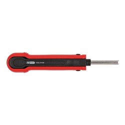 KS Tools Entriegelungswerkzeug für Flachstecker/Flachsteckhülsen 1,2 mm (AMP Tyco MQS) Prinzip seitlich