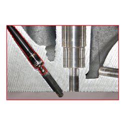 KS Tools Universal Glühkerzenspitzen-Ausbohrsatz M8 x 1,0