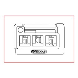 KS Tools Kabel-Entriegelungswerkzeug für Flachstecker und Flachsteckhülsen 1,6mm