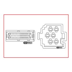 KS Tools Kabel-Entriegelungswerkzeug für Flachstecker und Flachsteckhülsen 1,6mm