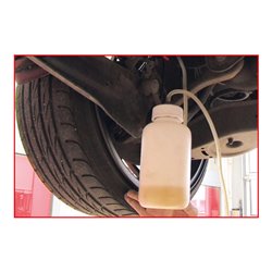 KS Tools Bremsflüssigkeits-Auffangflasche, 1 Liter