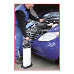 KS Tools Vakuum-Absaugpumpe 9,5 Liter inklusive 4 Sonden