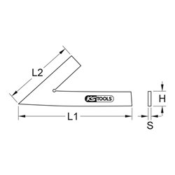 KS Tools Spitzwinkel 45°