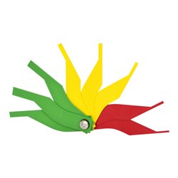 KS Tools Bremsbelag-Verschleißlehrenfächer-Satz, 8-teilig