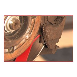 KS Tools Bremsbelag-Verschleißlehrenfächer-Satz, 8-teilig