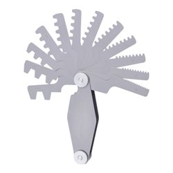 KS Tools Trapez-Gewindestahllehre, für 30° Gewinde, 2-12mm