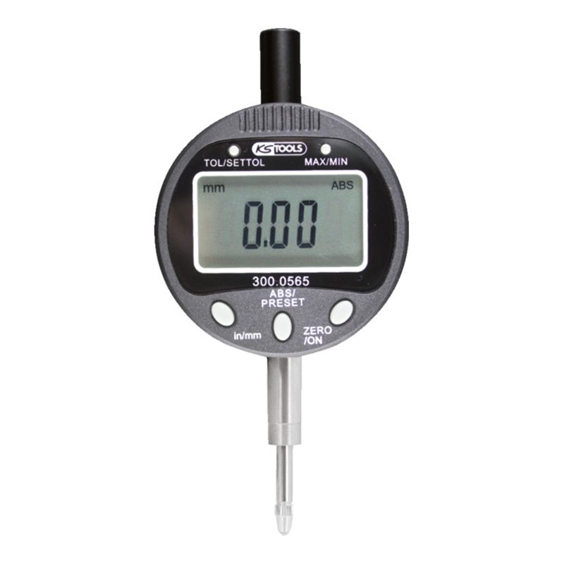 KS Tools Digital-Präzisions-Messuhr 0-10mm