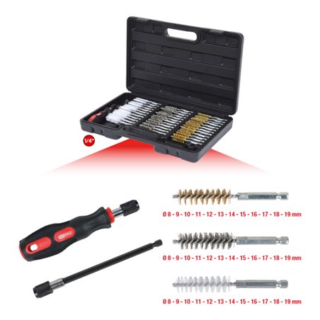 KS Tools MASTER Reinigungs-Bürsten-Satz, 38-tlg.