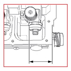 KS Tools Pumpe-Düse Einstelllehre, 3 Zylinder