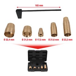 KS Tools Montagehülsen-Satz Pumpe-Düse, 6-teilig