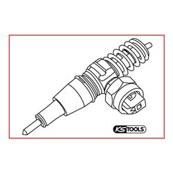 KS Tools Montagehülsen-Satz Pumpe-Düse, 6-teilig