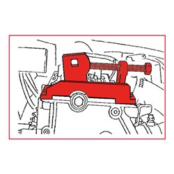 KS Tools GM / Opel / Saab - Motoreinstell-Werkzeug-Satz, 5-teilig 400.0675