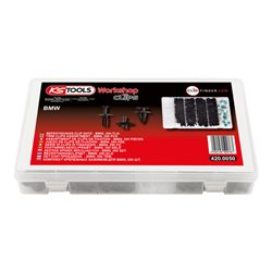 KS Tools Befestigungs-Clip-Satz für BMW, 290-teilig