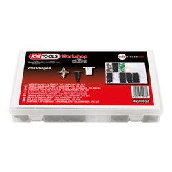 KS Tools Befestigungs-Clip-Satz für Volkswagen, 255-teilig