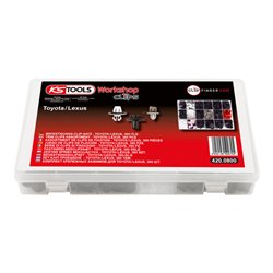 KS Tools Befestigungs-Clip-Satz für Toyota/Lexus, 360-teilig