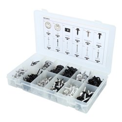 KS Tools Befestigungs-Clip-Satz - Schnellverschluss, 400-teilig