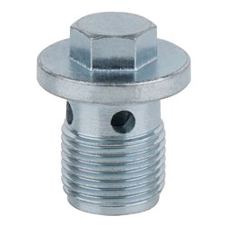 KS Tools Ölablassschraube, Außen6kant 13mm, M18x1,5x21mm, 25er-Pack