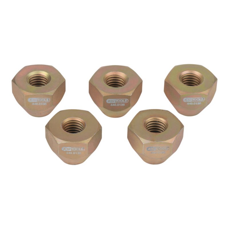 KS Tools Spezialmuttern-Satz, 5-teilig, M14x2