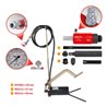 KS Tools Hydraulik-Einheit 22t, mit Hydraulik-Pumpe und Manometer, 15-tlg.