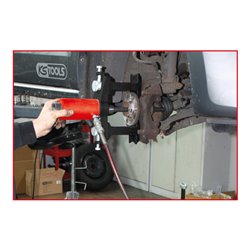 KS Tools Hydraulik-Einheit 22t, mit Hydraulik-Pumpe und Manometer, 15-tlg.