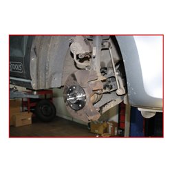 KS Tools Werkzeug-Satz zur Kompakt-Radlagermontage VAG, 17-teilig