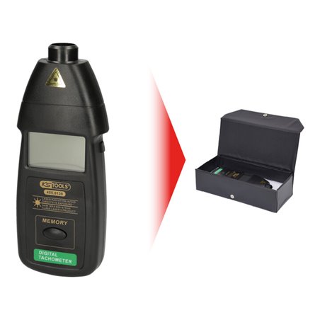 KS Tools Fotoelektronischer Drehzahlmesser DT2234B Laser