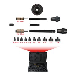 KS Tools Universal-Kupplungs-Zentrier-Werkzeug-Satz Ø 15,0 26,0 mm, 19-teilig