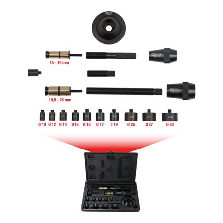 KS Tools Universal-Kupplungs-Zentrier-Werkzeug-Satz Ø 15,0 26,0 mm, 19-teilig