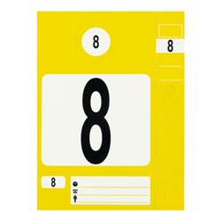 KS Tools Schlüsselanhänger-Set, gelb, 300 Stück