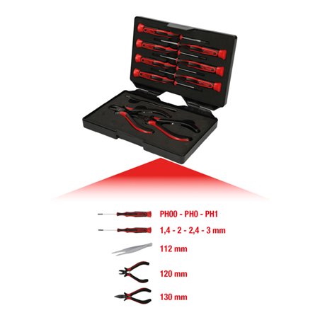 KS Tools Feinmechanik-Werkzeug-Satz, 10-tlg.
