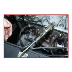 KS Tools T-Griff-Zündkerzenstecker-Abzieher, gebogen, lang