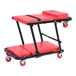 KS Tools Werkstattliege und Klappsitz, 1200x460mm