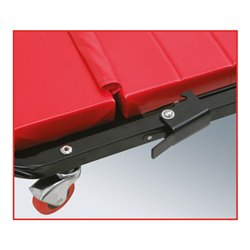 KS Tools Werkstattliege und Klappsitz, 1200x460mm
