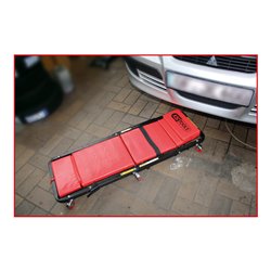 KS Tools Werkstattliege und Klappsitz, 1200x460mm