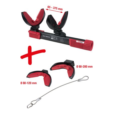 KS Tools Federspanner-Satz, 6-tlg., max. Belastung 1800 kg