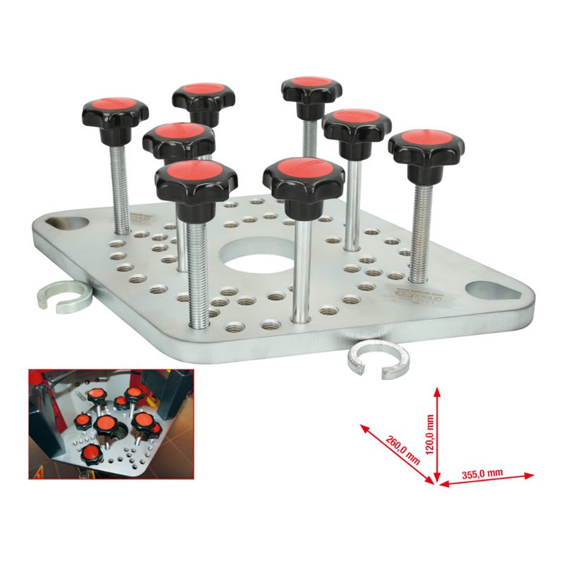 KS Tools Adapterplatte für Druckluft-Stand-Federspanner