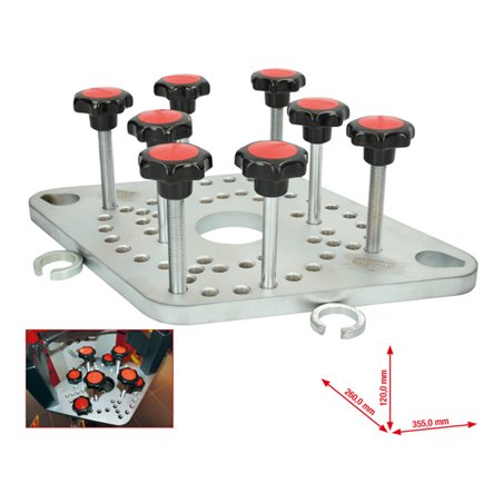KS Tools Adapterplatte für Druckluft-Stand-Federspanner