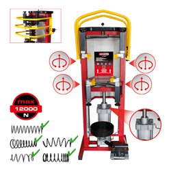 KS Tools Druckluft-Stand-Federspanner, max. 10 bar