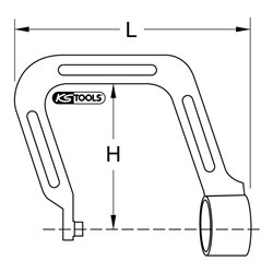KS Tools Bügel, klein, für Fastdrill