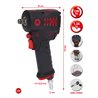 KS Tools 1/2' miniMONSTER Hochleistungs-Druckluft-Schlagschrauber 1.390 Nm