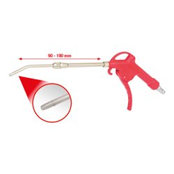 KS Tools Teleskop-Druckluft-Ausblaspistole 90-190mm