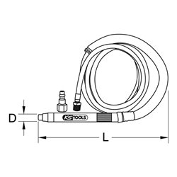 KS Tools Druckluft-Stiftschleifer 70.000 U/min