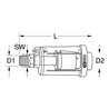 KS Tools 1/4' Druckluft-Wasserabscheider 88mm