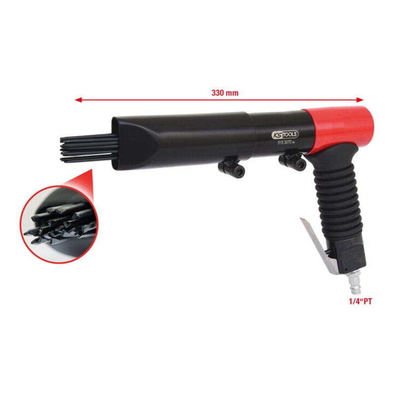 KS Tools 3/8' Druckluft-Nadelentroster max. 6,3bar 1/4'PT